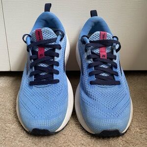 Brooks Revel 6 Running Shoes/Sneakers, Blue/Lilac Rose. Size 6.5
